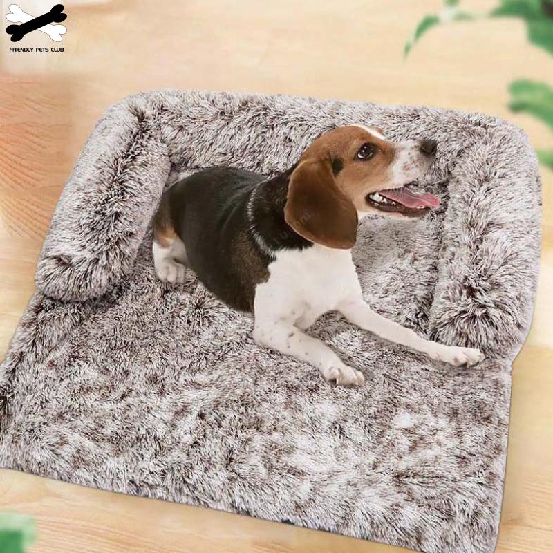 Soft Plush Dog Mat Sofa Pet Couch Dog Bed & Supplies