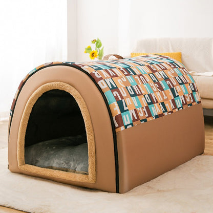 Warm Dog House For Medium And Large Dogs In Autumn And Winter