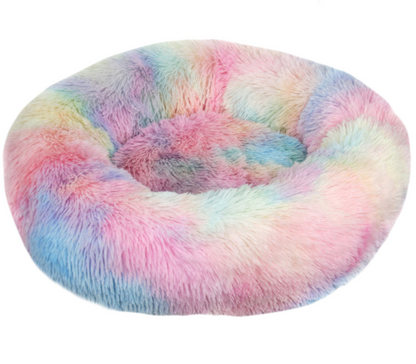 Plush Warm Dog Bed In Winter