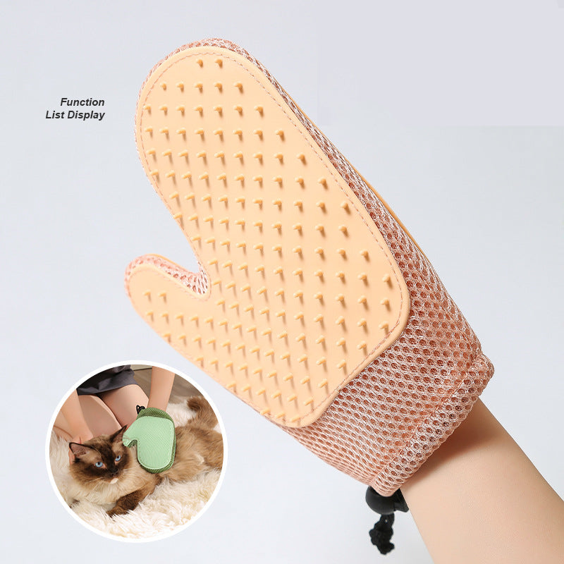 Comb 2-in-1 Floating Hair Removal Pet Gloves Pet Supplies Dog Cat Hair Remove