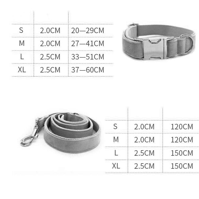 Yellow Fleece Pet Dog Collar Adjustable