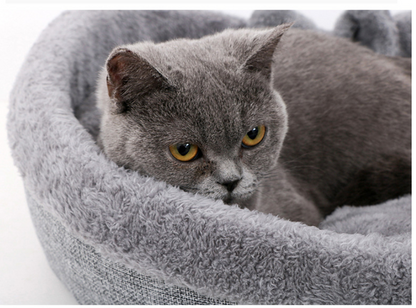 Heart Shape Soft Cozy Cat Pet Bed  Cute Warm Cushion