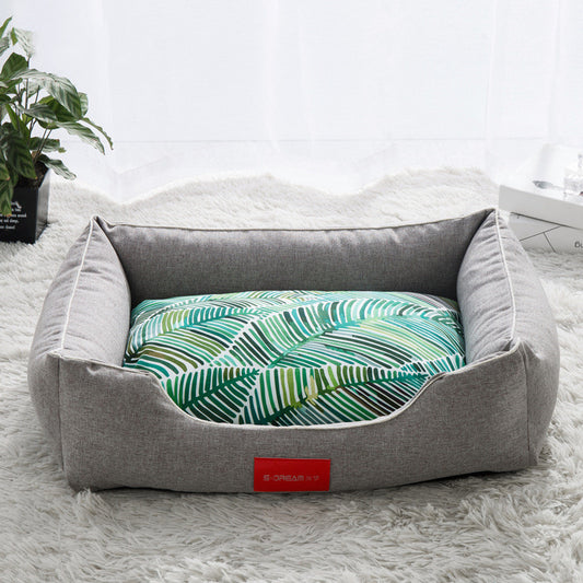 Removable And Washable Teddy Dog Bed For Large Medium And Small Dogs
