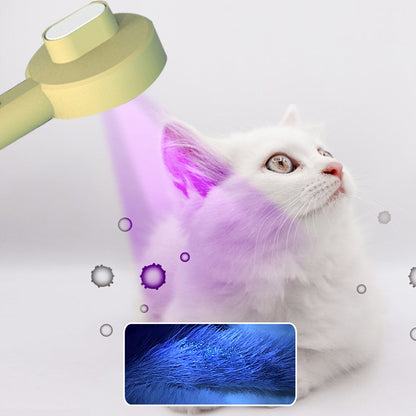 2-In-1 Durable Functional Pet Comb Detector UVC Cat Moss Detection