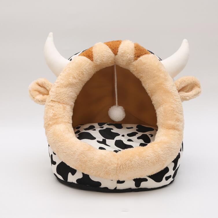 Cat Bed Indoor Soft Cats Houses Warm Cozy Cushion