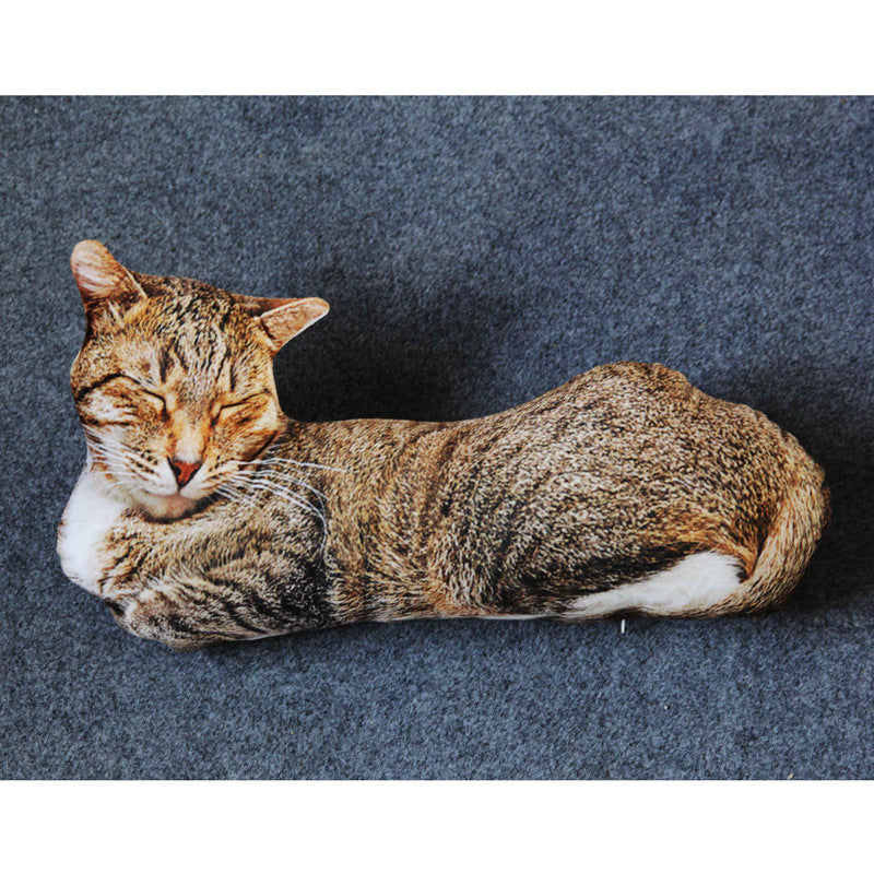 Creative Simulation 3D Cat Pillow Plush Toy