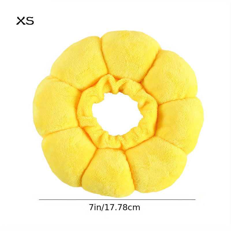 Cat Small Dog Recovery Collar, Cute Sunflower Neck Cone After