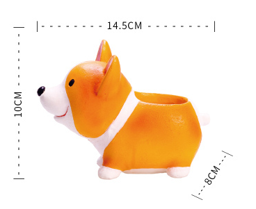 Flower Pot Mini Plant Pot Modern Pet Dog Annimal Style Garden Cactus Succulent Pots