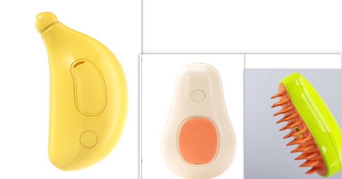 Steamy Cat Brush Cat Dog Grooming Comb Electric Self Cleaning