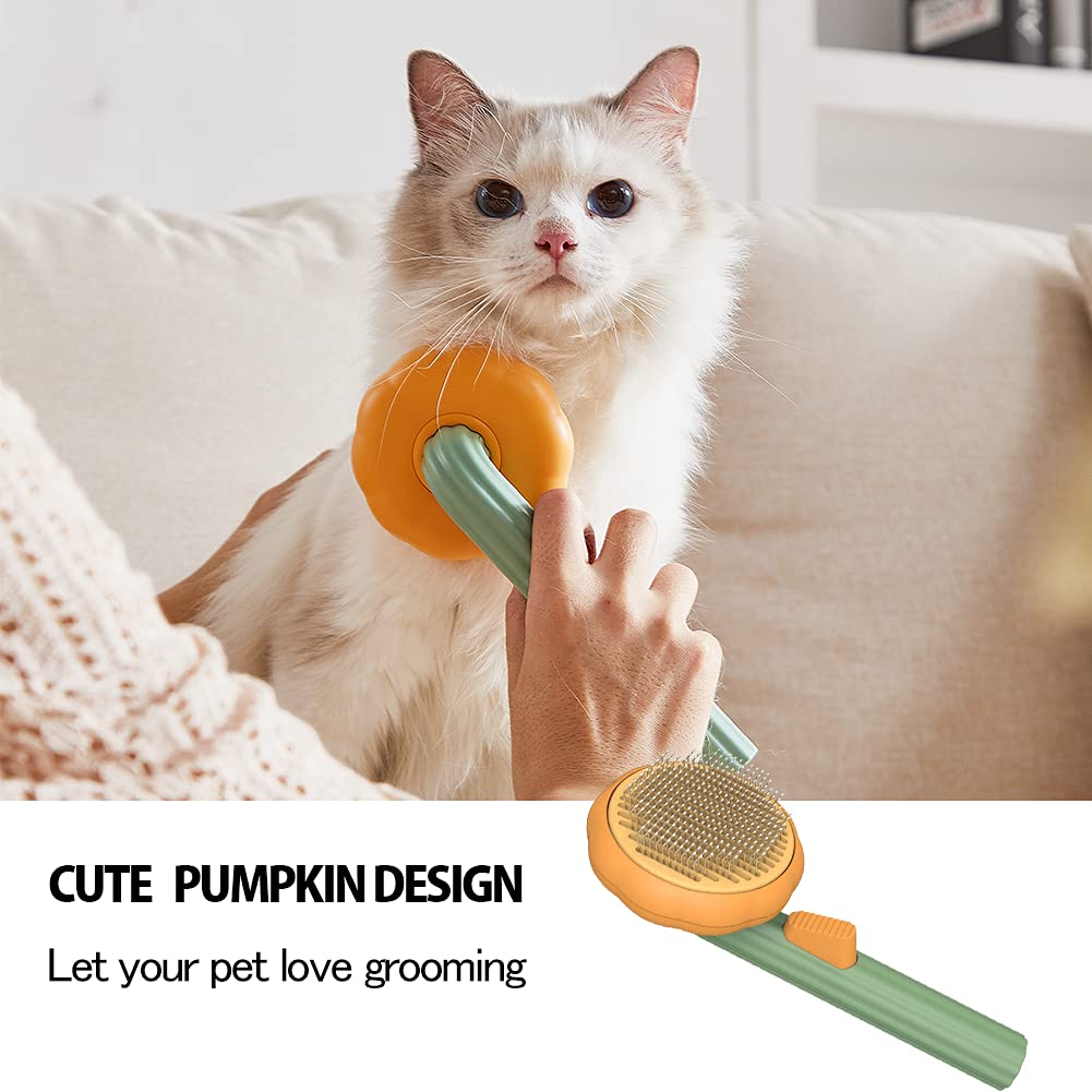 Pumpkin Comb Type Cat And Dog Needle Comb, Dog Brush