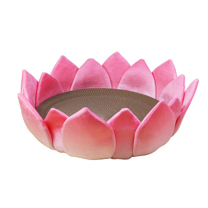 Pet Cool Nest Lotus Shape Round