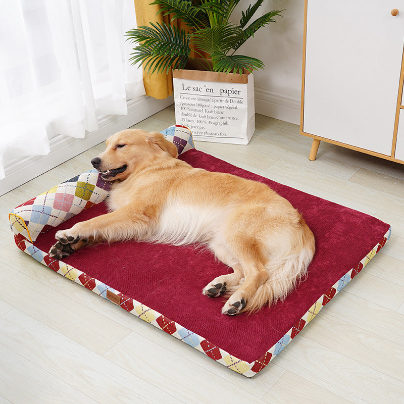 Autumn Winter Removable And Washable Dog Bed