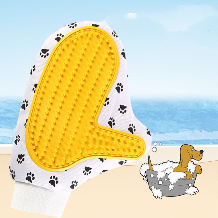 Silicone Pet brush Glove Deshedding Gentle Efficient Grooming