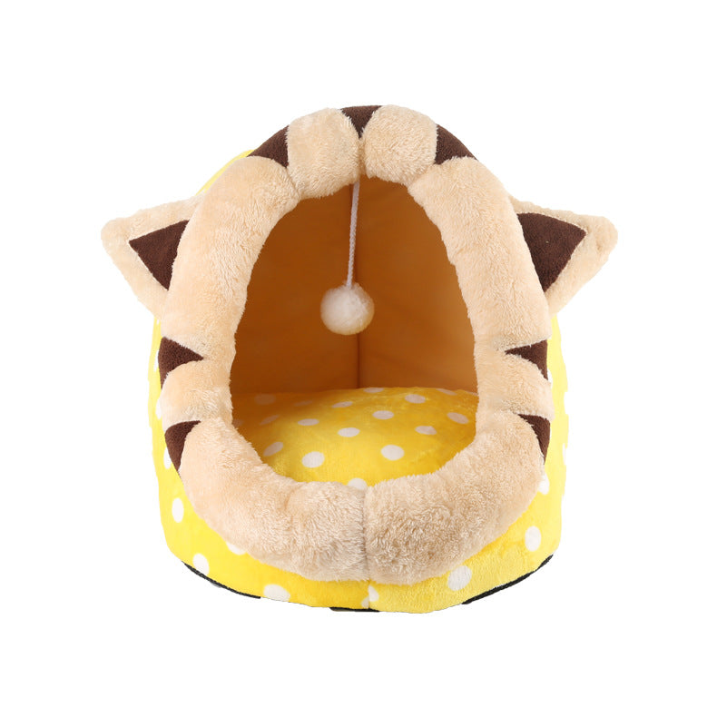 Cat Bed Indoor Soft Cats Houses Warm Cozy Cushion
