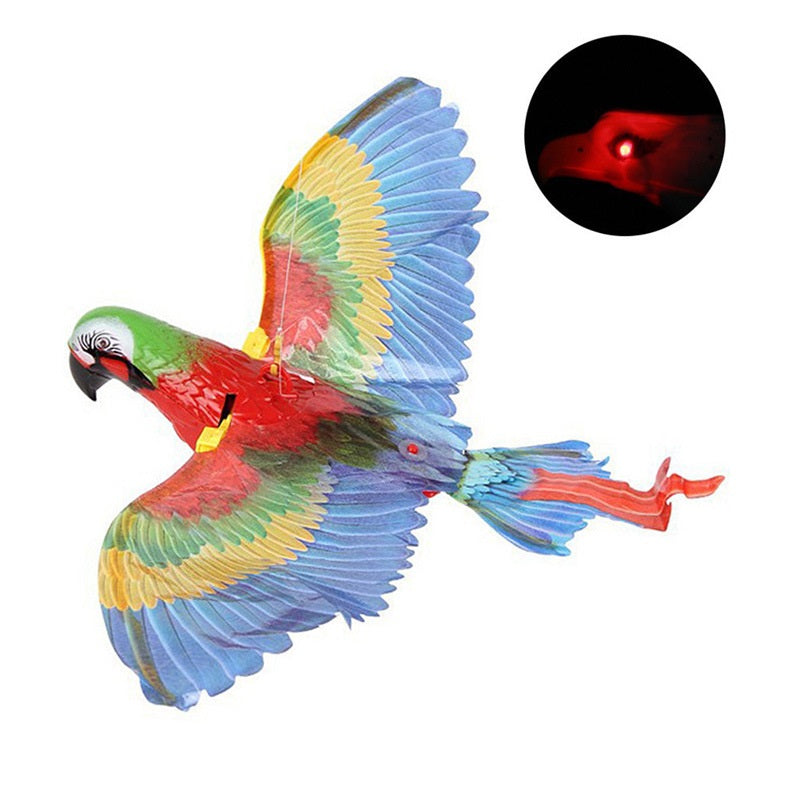 Simulation Bird Cat Interactive Pet Toys Hanging Eagle Flying Play