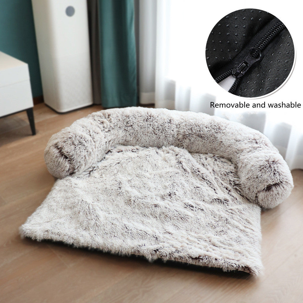 Removable Pet Dog Mat Sofa Dog Bed Soft Pad Blanket Cushion