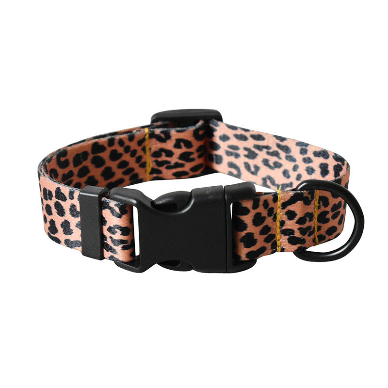 Ribbon dog rope ethnic pet productsPrinted dog collar