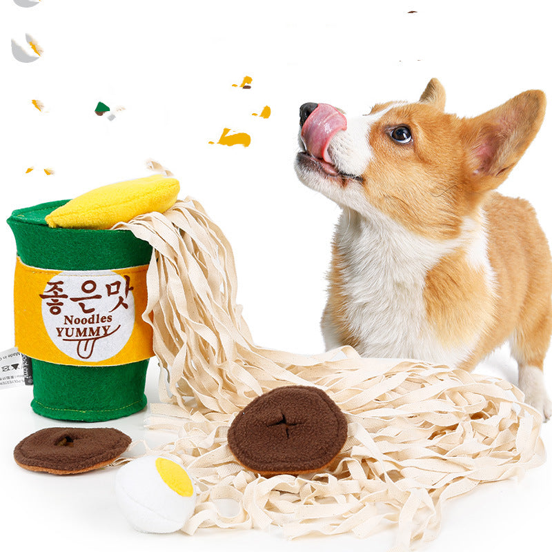 Instant Noodles Consume Energy To Relieve Boredom Dog Toys