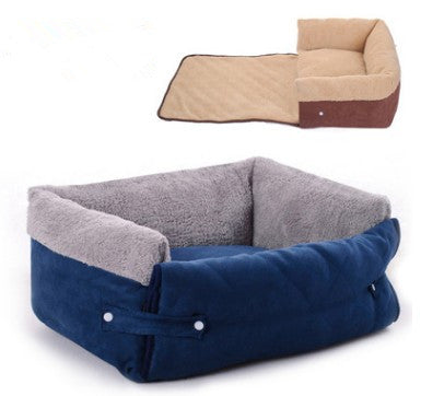 Flip Pet Nest Removable Pet Beds with Blanket