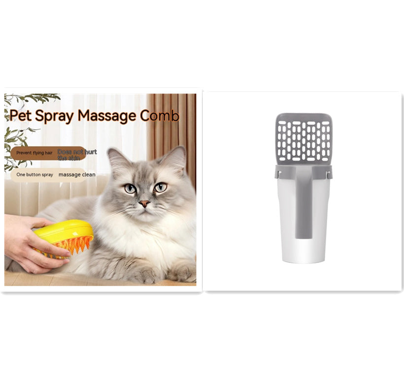 Water-free Dry Cleaning Dogs And Cats Pet Electric Spray Massage Comb
