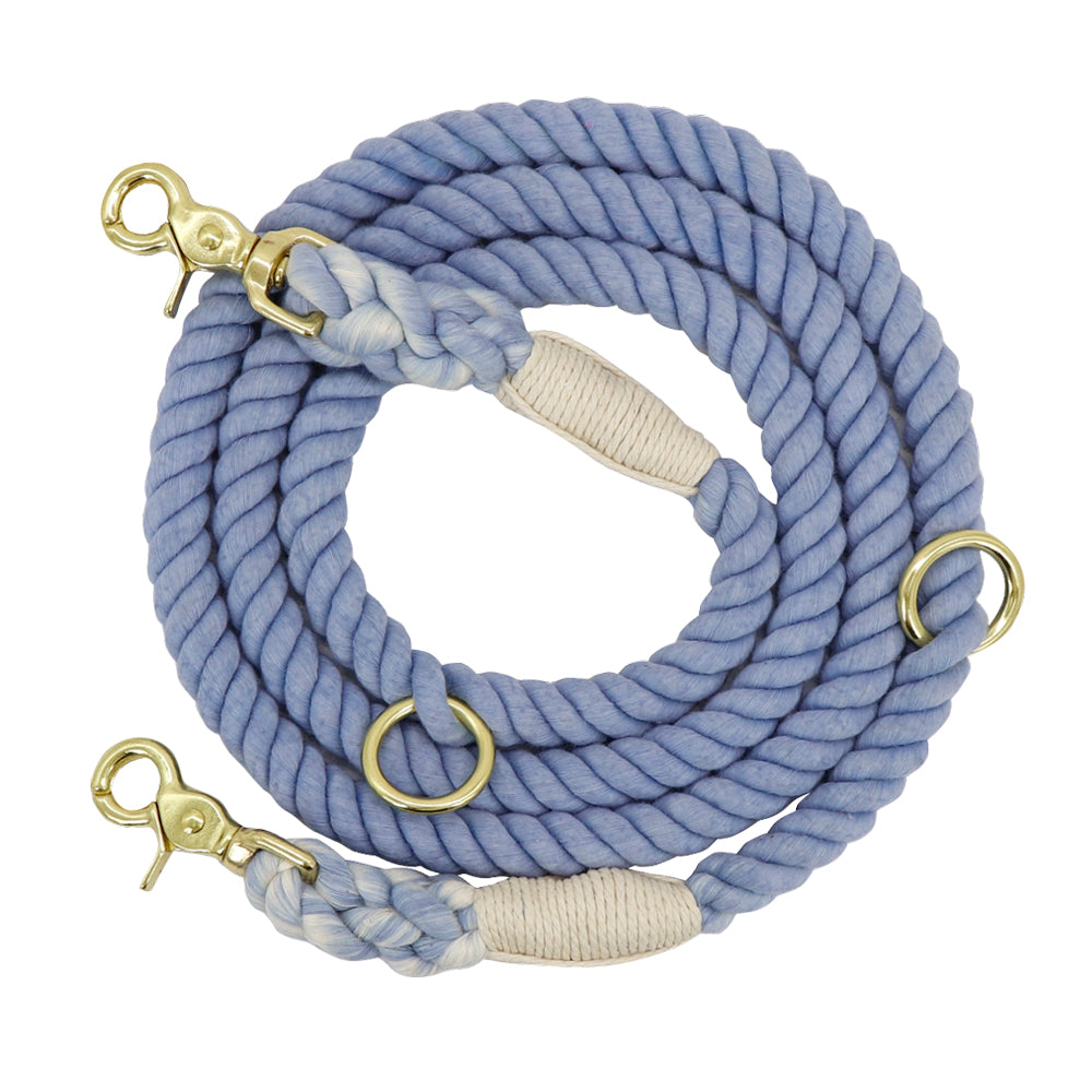 Gradient Color Dog Collars Accessories Leashes Rope Metal Chain