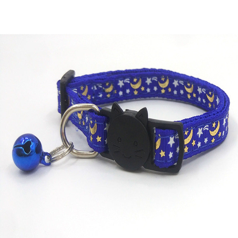 New Product Pet Collar Luminous Print Cat Strap