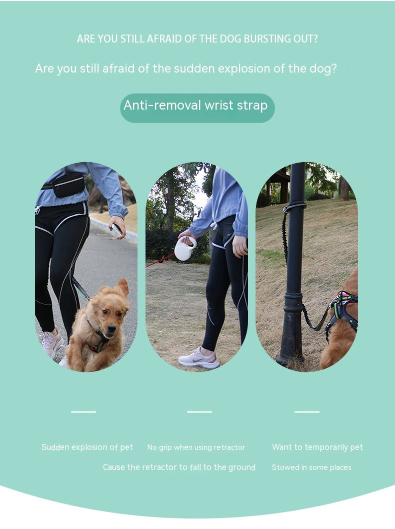 Pet Supplies Wrist Strap Dog Hand Holding Rope Automatic Tractor