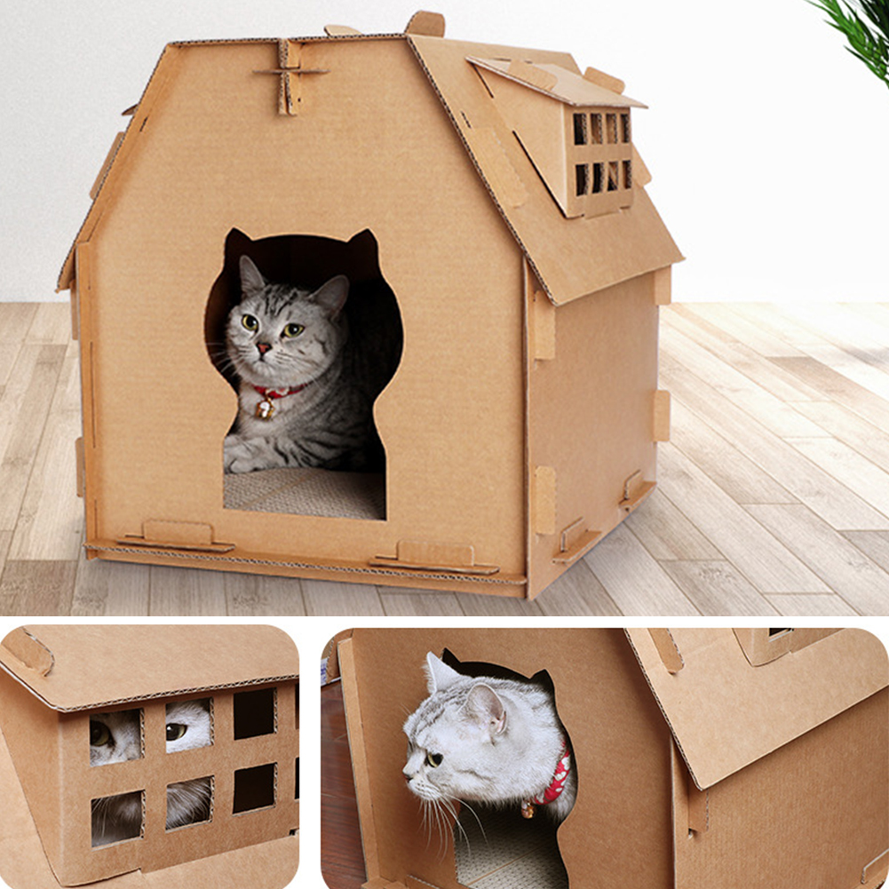 Cat house carton