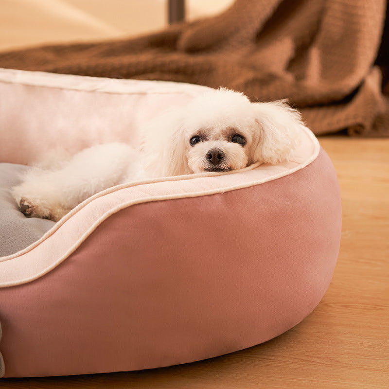 Pet Cats Bed Soft Sofa Winter Warm Dog Bed Mats Bench