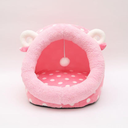 Cat Bed Indoor Soft Cats Houses Warm Cozy Cushion