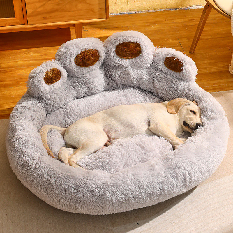 Kennel Warm Medium Large Dog Corgi Golden Retriever Bed Fleece-lined Sofa Mattress