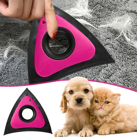 Triangle Electrostatic Dog Hair Cleaner Carpet Scraper
