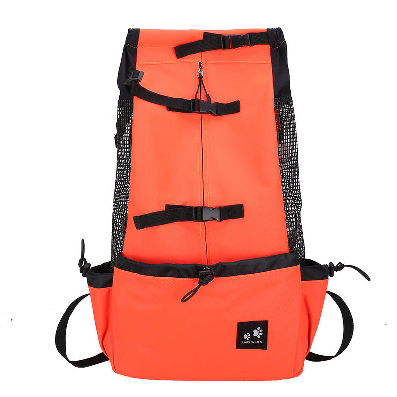Pet Dog Carrier Bag Carrier For Dogs Backpack Out Double Shoulder