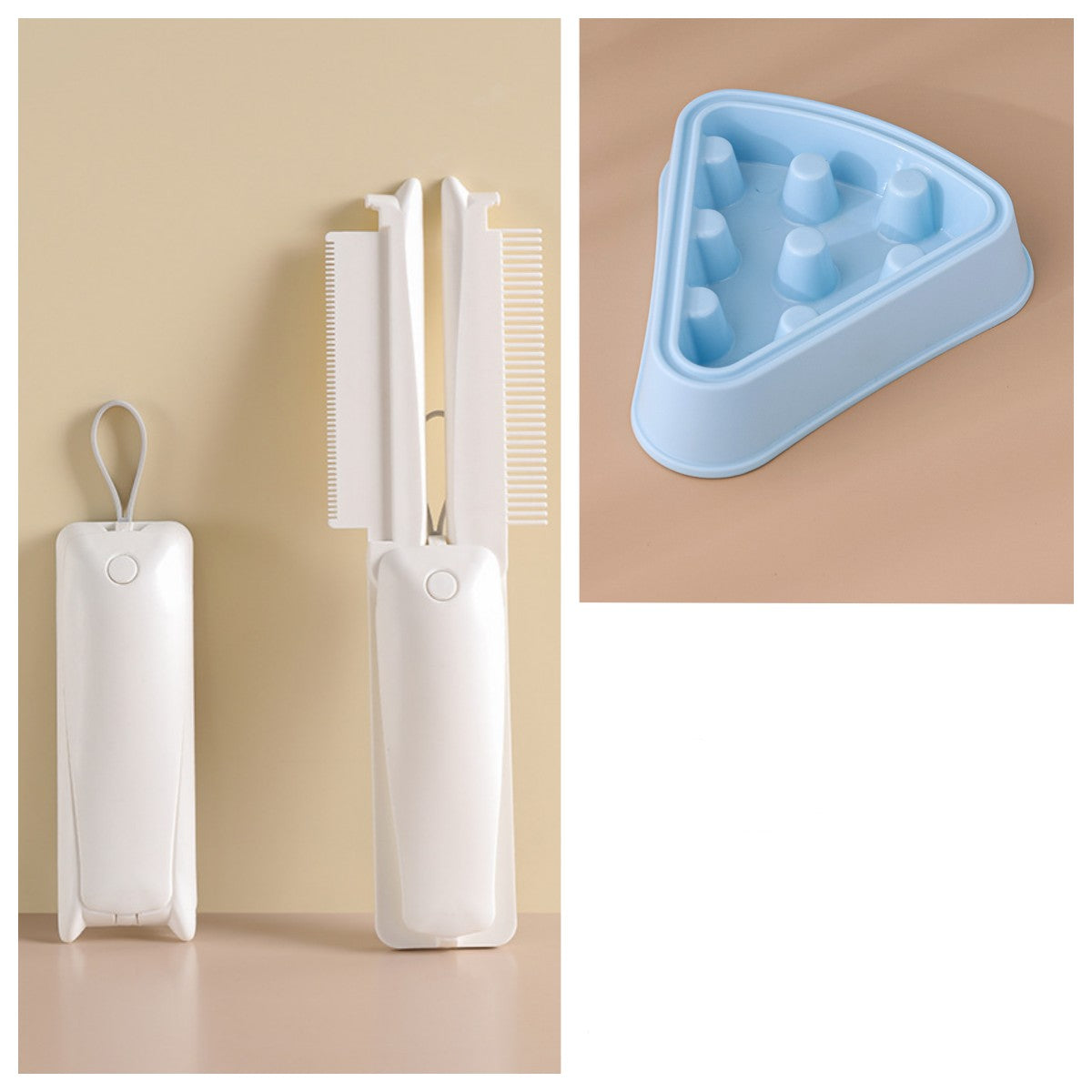 Pet Groomer Pet Hair Removal Brush Cat Grooming Brush Massage