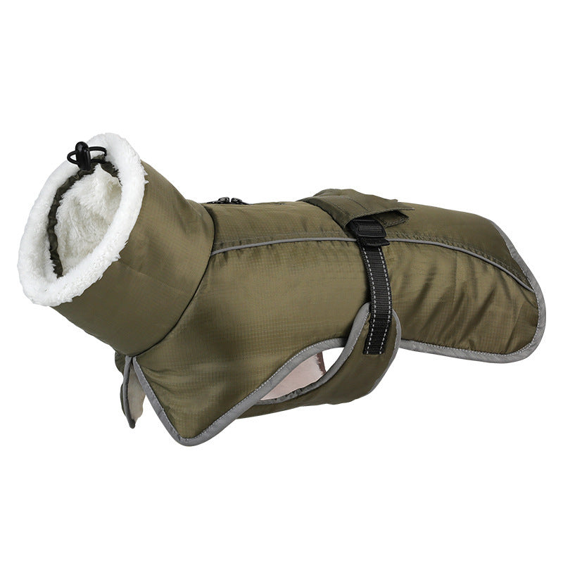 Winter Large Dog Golden Retriever Puppy Clothes Warm