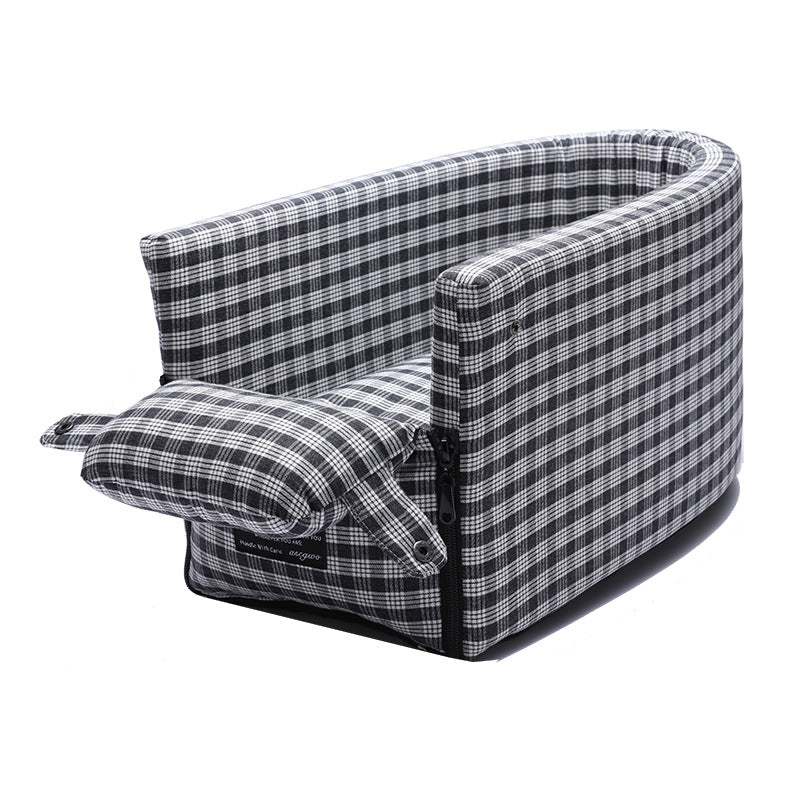 Portable Pet Dog Car Seat Central Control Nonslip Dog Carriers