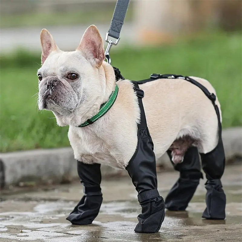 Waterproof Dog Shoes Adjustable Dog Boots Pet Breathbale Shoes