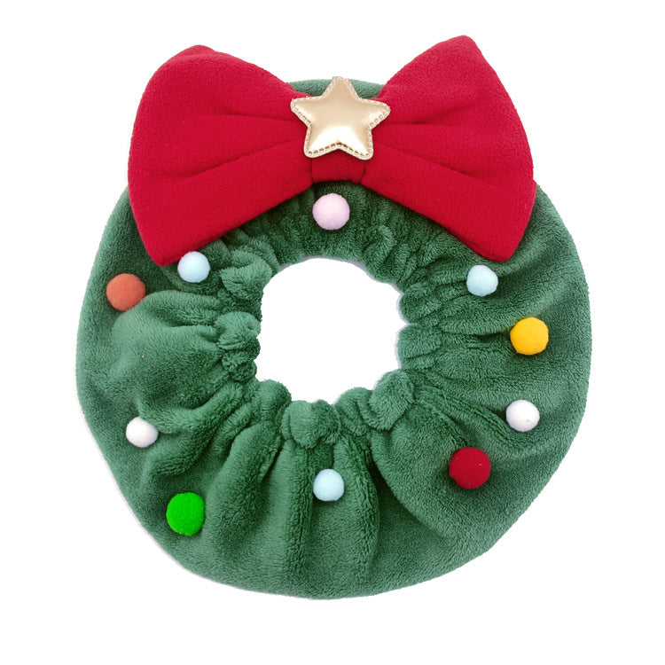Christmas Pet Bow-knot Collar Friendly To Skin Xmas Pet Scarf