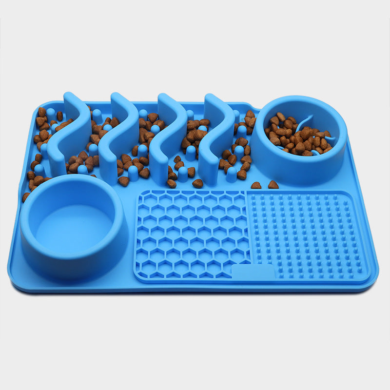 Dog Silicone Licking Pad Pet Licking Mat Silicone Smelling Mat