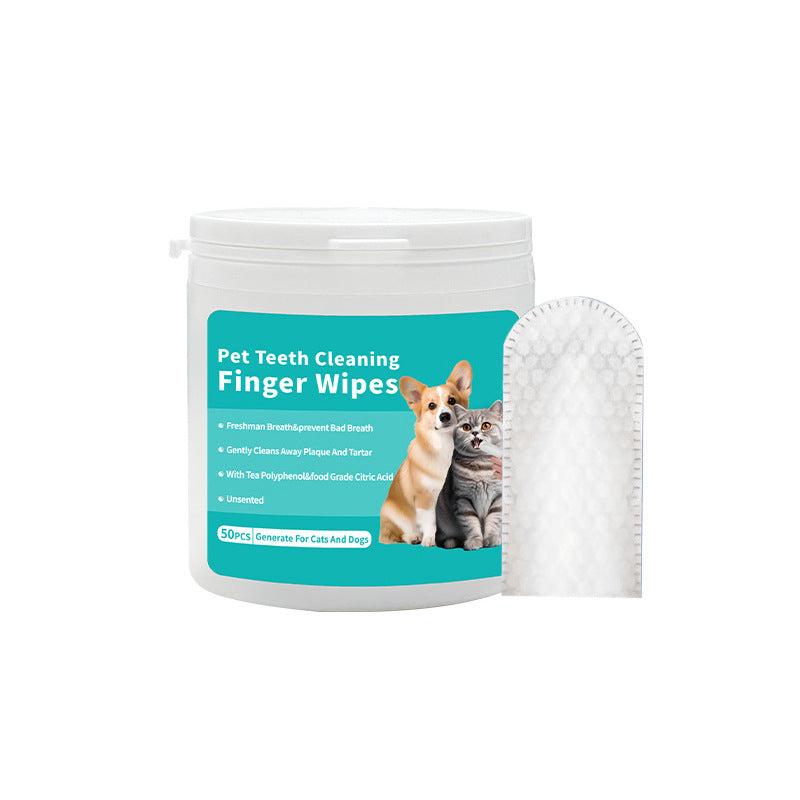Disposable Pet Cleaning Products Teeth Cleaning Wipes