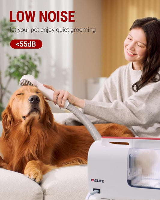Pet Hair Vacuum For Shedding Grooming With Dog Clipper