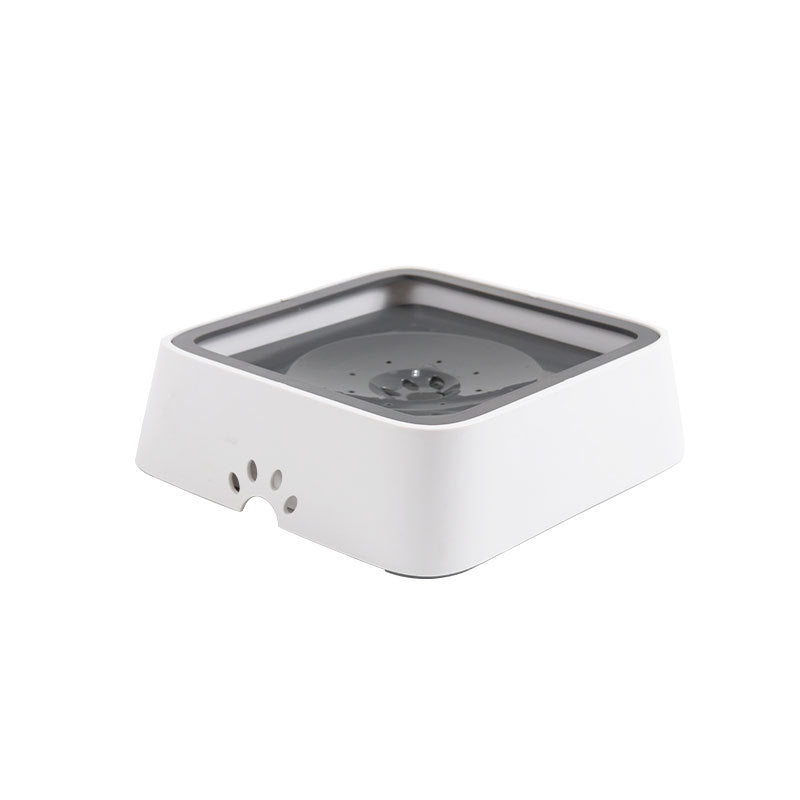 2L Cat And Dog Basin With Floating Bowl Anti-overflow Slow Water Inlet Distributor