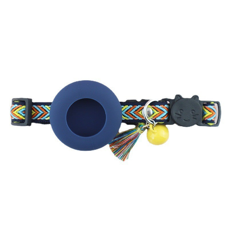 GPS Collar Silicone Holster Pet Collar Bell