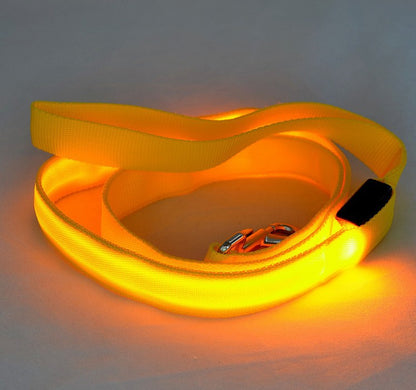 LED Luminous Traction Belt Dog Leash