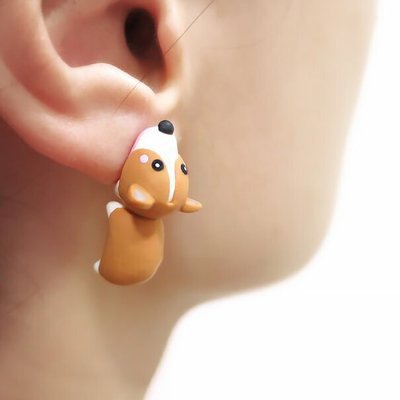 Cute Animal Bite Earring Dinosaur Stud Suitable For Women