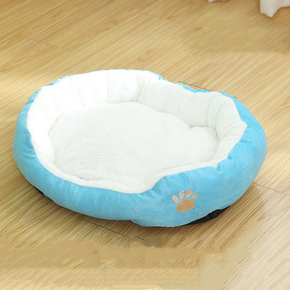 Removable And Washable Kennel Cat Kennel Round Pet Kennel Dog Bed