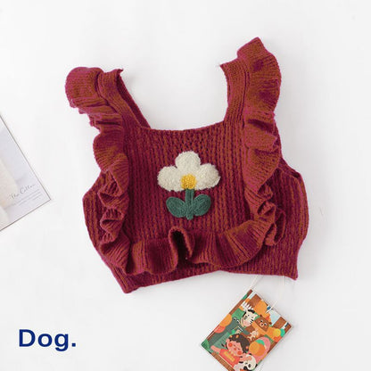 Dog Clothes Short Knitted Sweater Pet