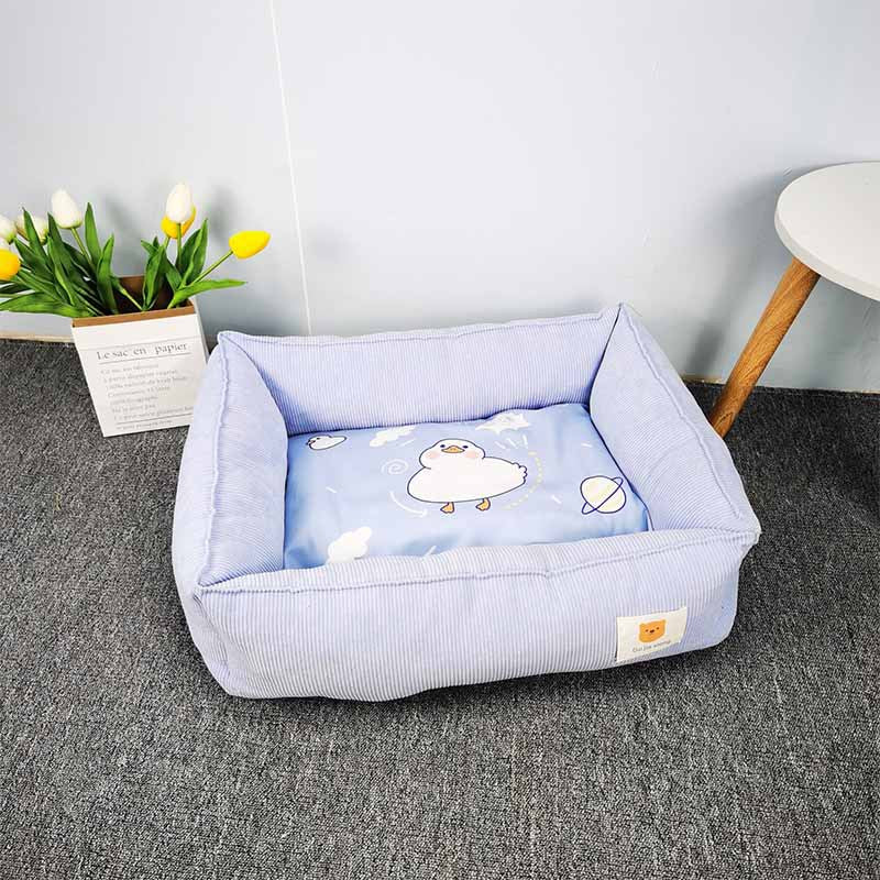 Fabric Craft Printing Square Warm Pet Bed