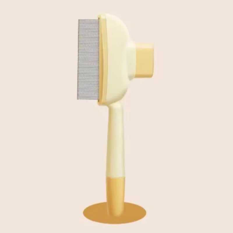 Self-Cleaning One-Button Dog Comb Pet Hair Remover
