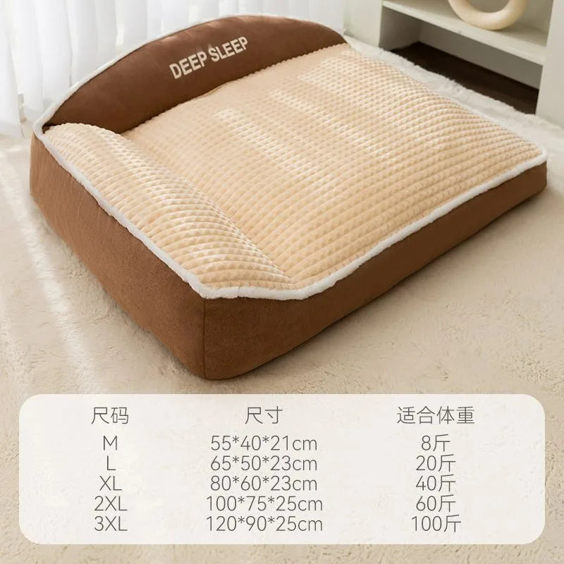 New Cat Bed Dog Pet Bed Kennel Non-Slip Winter Warm Small Dog